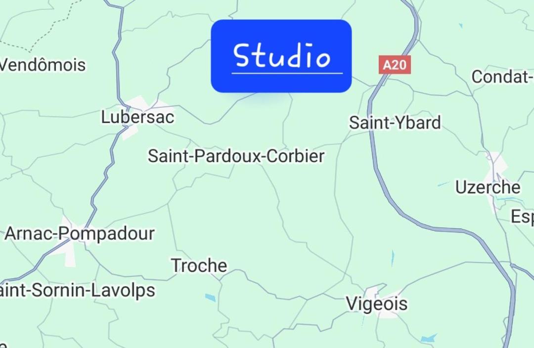 Studio L'Audrerie. Saint-Pardoux-Corbier Exterior photo